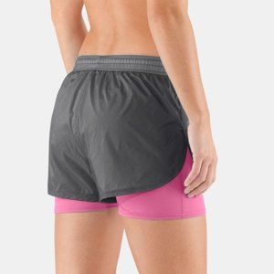 Under Armour Heat Gear See Me Go Athletic Shorts